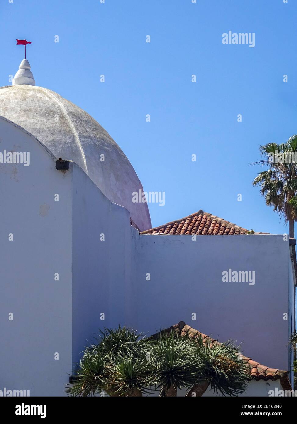 Chiesa di San Pietro l'Apsotle a El Sauzal sull'isola spagnola Tenerife Foto Stock