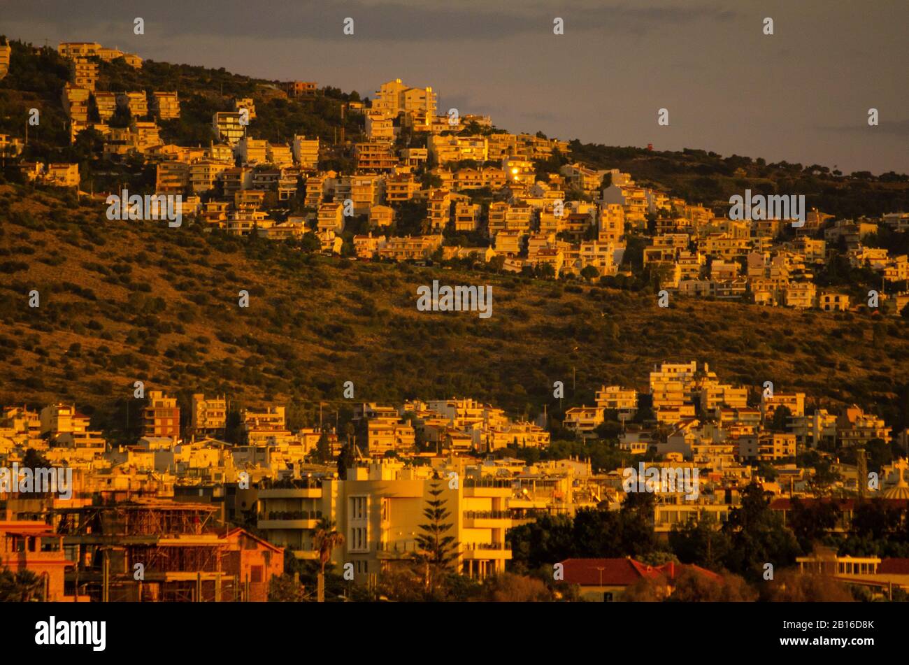 Appartamenti nel sud di Atene Grecia Foto Stock