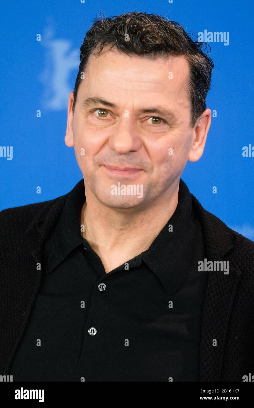 Grand Hyatt Hotel, Potsdamer Platz, Berlino, Germania. 23rd Feb, 2020. Christian Petzold pone a UNDINE Photocall. Foto Di Credito: Julie Edwards/Alamy Live News Foto Stock