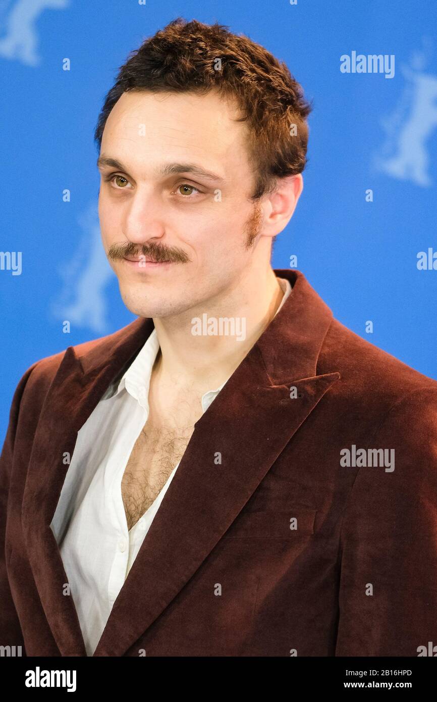 Grand Hyatt Hotel, Potsdamer Platz, Berlino, Germania. 23rd Feb, 2020. Franz Rogowski pone a UNDINE Photocall. Foto Di Credito: Julie Edwards/Alamy Live News Foto Stock