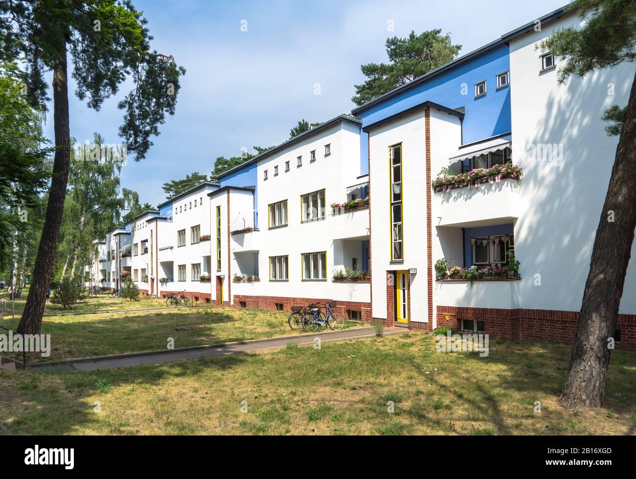 Berlino Siedlung Onkel Toms Hütte Foto Stock