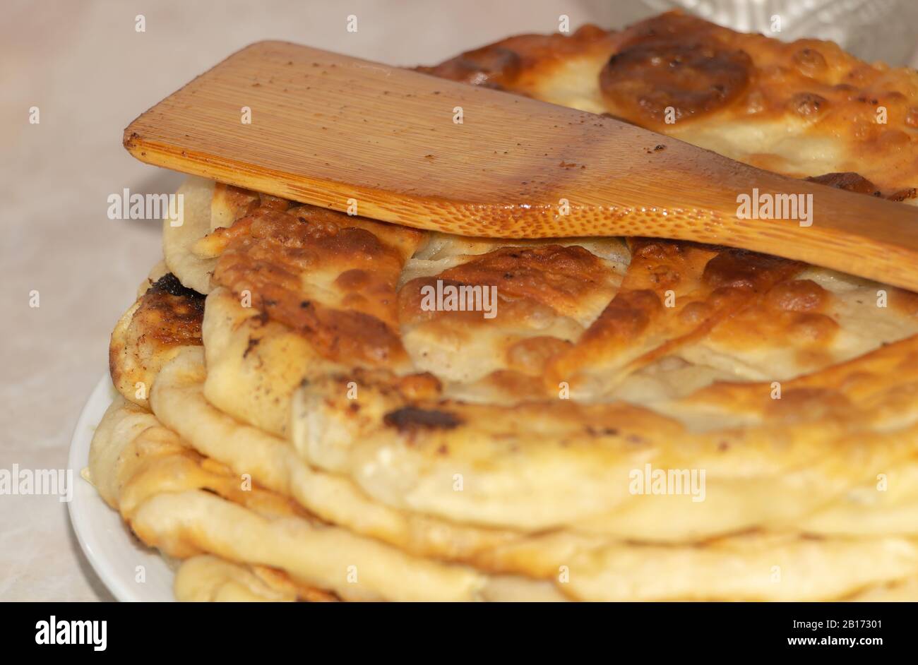 Torte saporite e fresche cucinate recentemente a casa Foto Stock