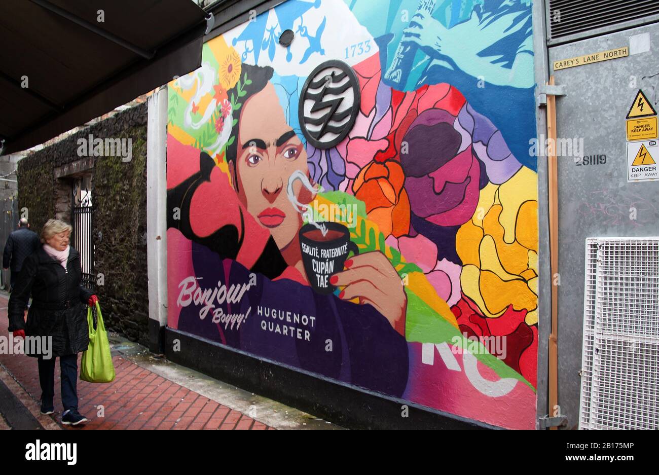 Careys Lane Nel Centro Di Cork Foto Stock