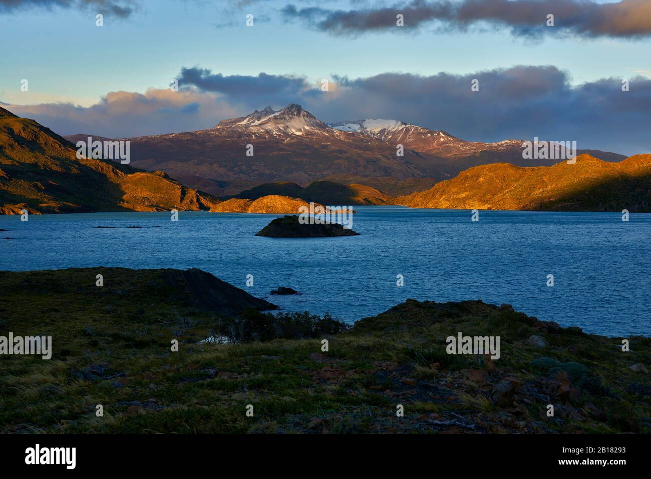 Cile,Patagonia,Magallanes E Regione Antartide Cilena,Provincia Ultima Esperanza,Parco Nazionale Torres Del Paine In Autunno Foto Stock