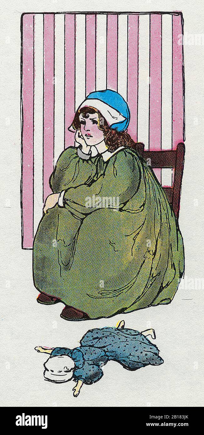 , La Vera Madre Goose Nursery Rhyme Illustrazione Di Blanche Fisher Wright Circa 1915 Foto Stock