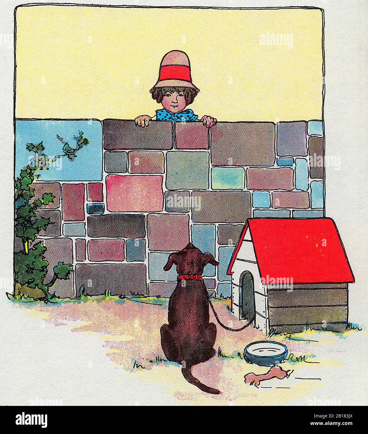 , La Vera Madre Goose Nursery Rhyme Illustrazione Di Blanche Fisher Wright Circa 1915 Foto Stock