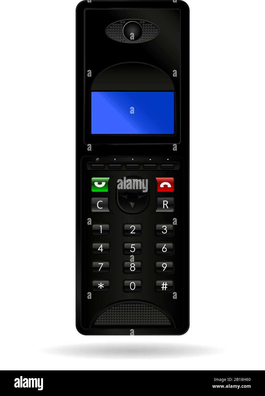 Telefono cordless Illustrazione Vettoriale