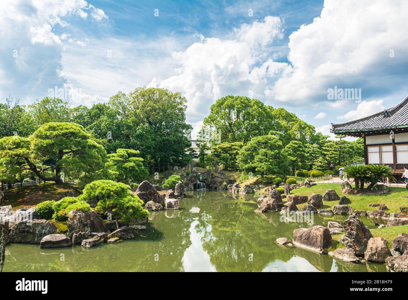 Kyoto, Giappone Asia - 3 Settembre 2019 : Vista del Gosho Kyoto Imperial Palace Garden Foto Stock