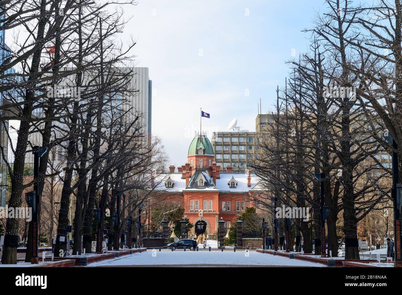 L'edificio storico era l'ex edificio dell'Ufficio governativo di Hokkaido Foto Stock