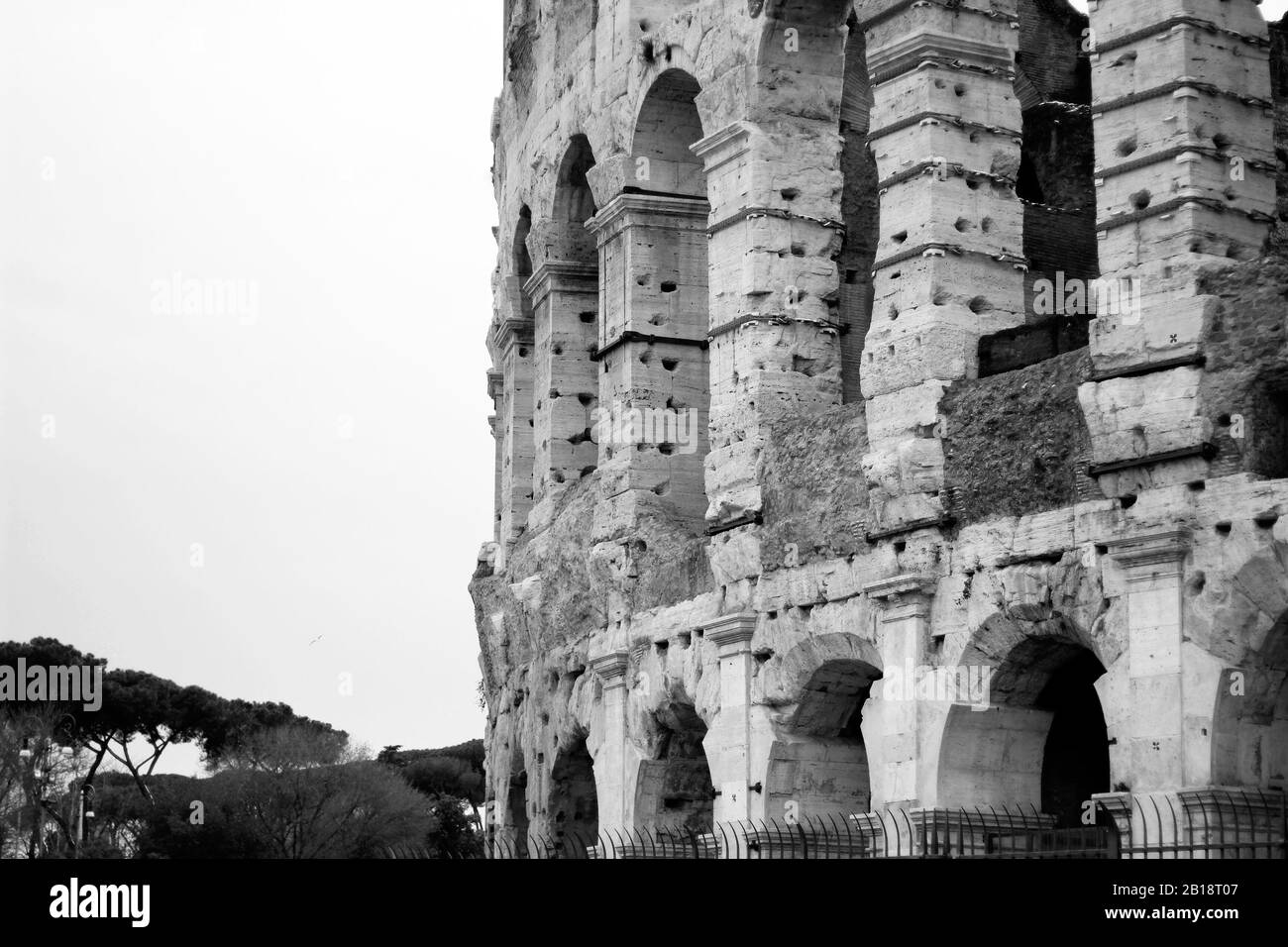 Colosseo. Architettura Di Roma. Monumenti Storici Di Roma, Italia. Foto Stock