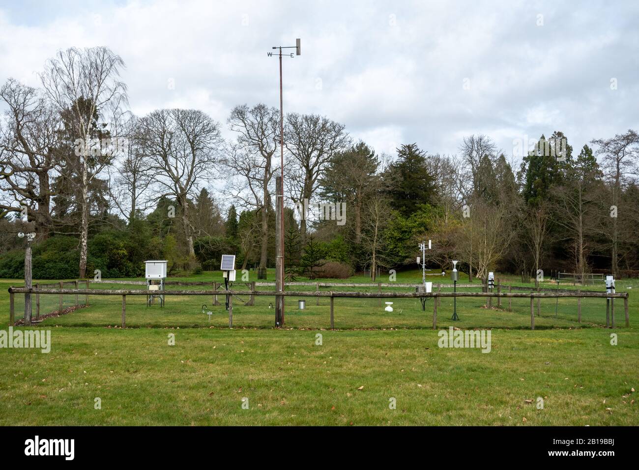Alice Holt Forest Research Station in Hampshire, Inghilterra, Regno Unito, specializzata in scienze forestali e degli alberi Foto Stock