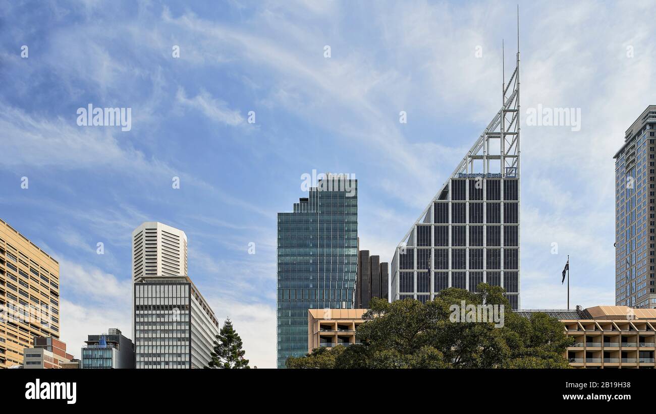 Vista Dal Dominio. Sixty Martin Place, Sydney, Australia. Architetto: Hassell, 2019. Foto Stock