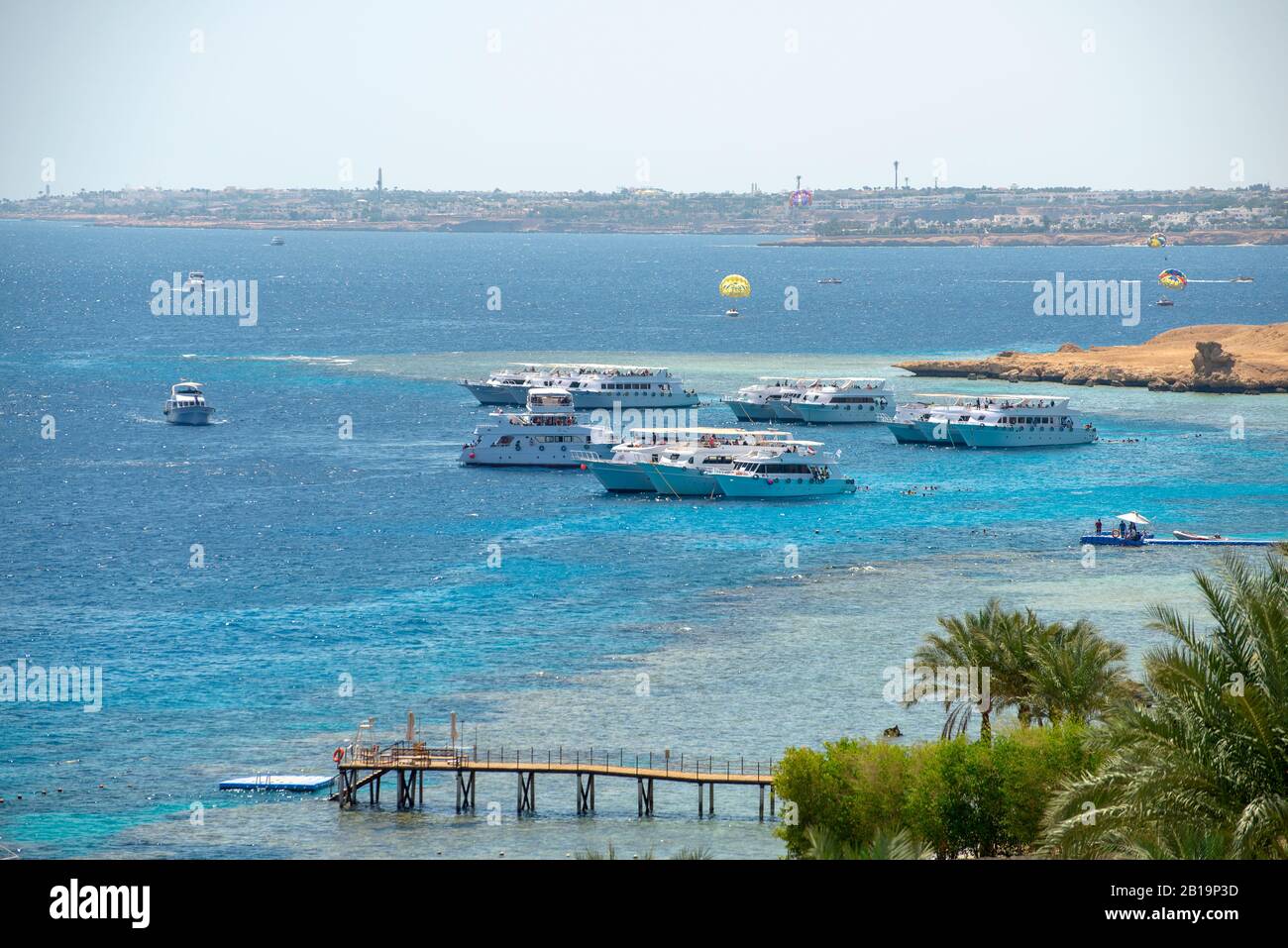 Sunny Summer Red Sea View, Sharm El Sheikh, Sinai, Egitto Foto Stock