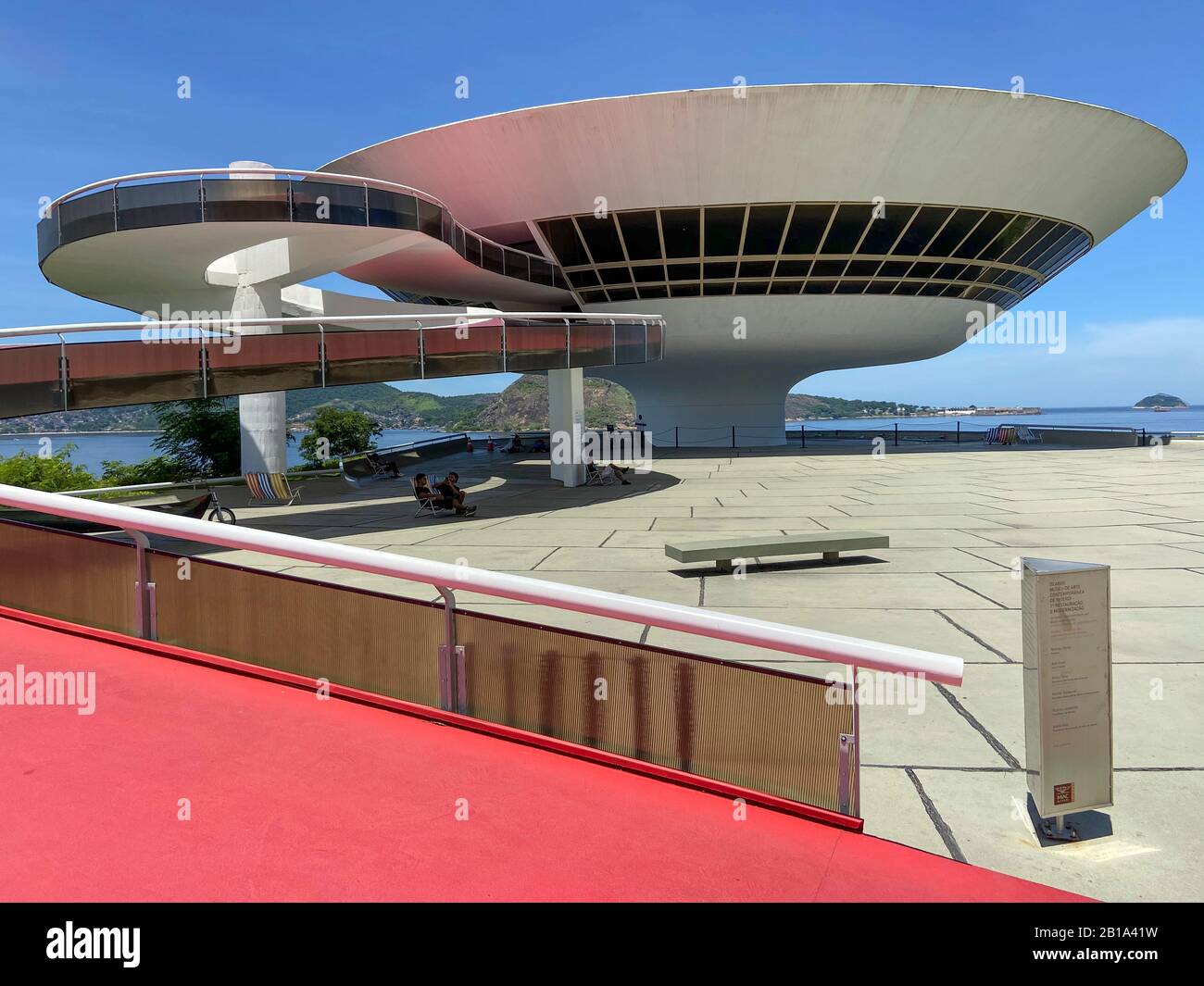 MUSEO D'ARTE CONTEMPORANEA NITEROI, RIO Foto Stock