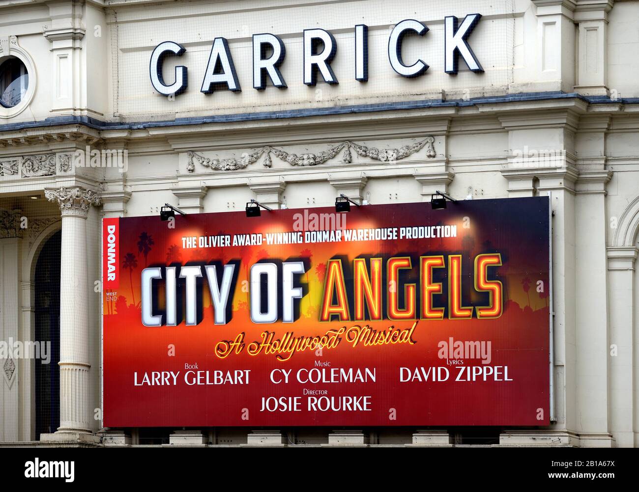 Londra, Inghilterra, Regno Unito. Musical "City of Angels" al Teatro Garrick (febbraio 2020) Foto Stock
