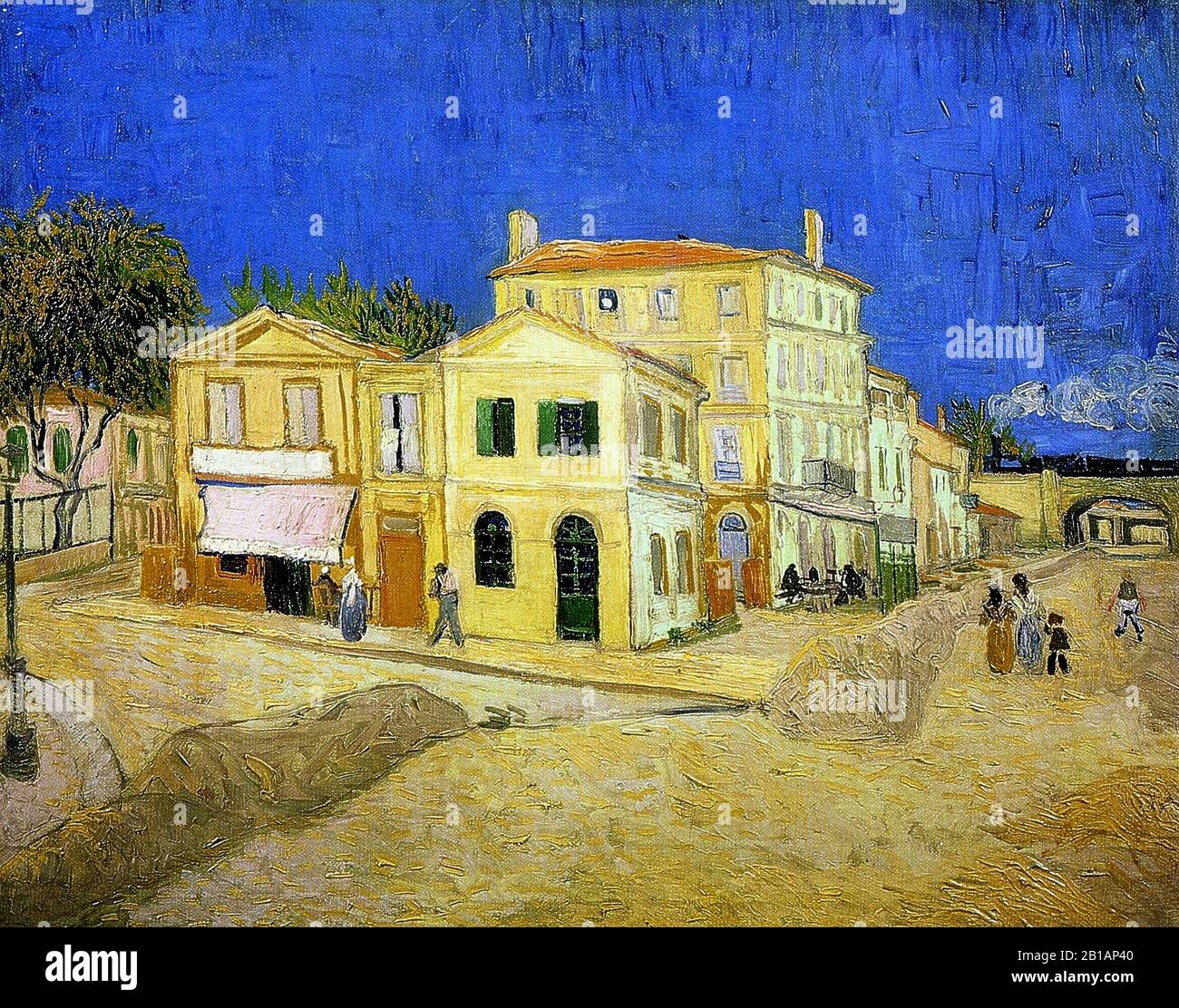 La Casa gialla, o la casa di Vincent ad Arles (la Maison jaune) 1888 -  dipinto di Vincent van Gogh - Immagine Ad Altissima risoluzione e qualità  Foto stock - Alamy