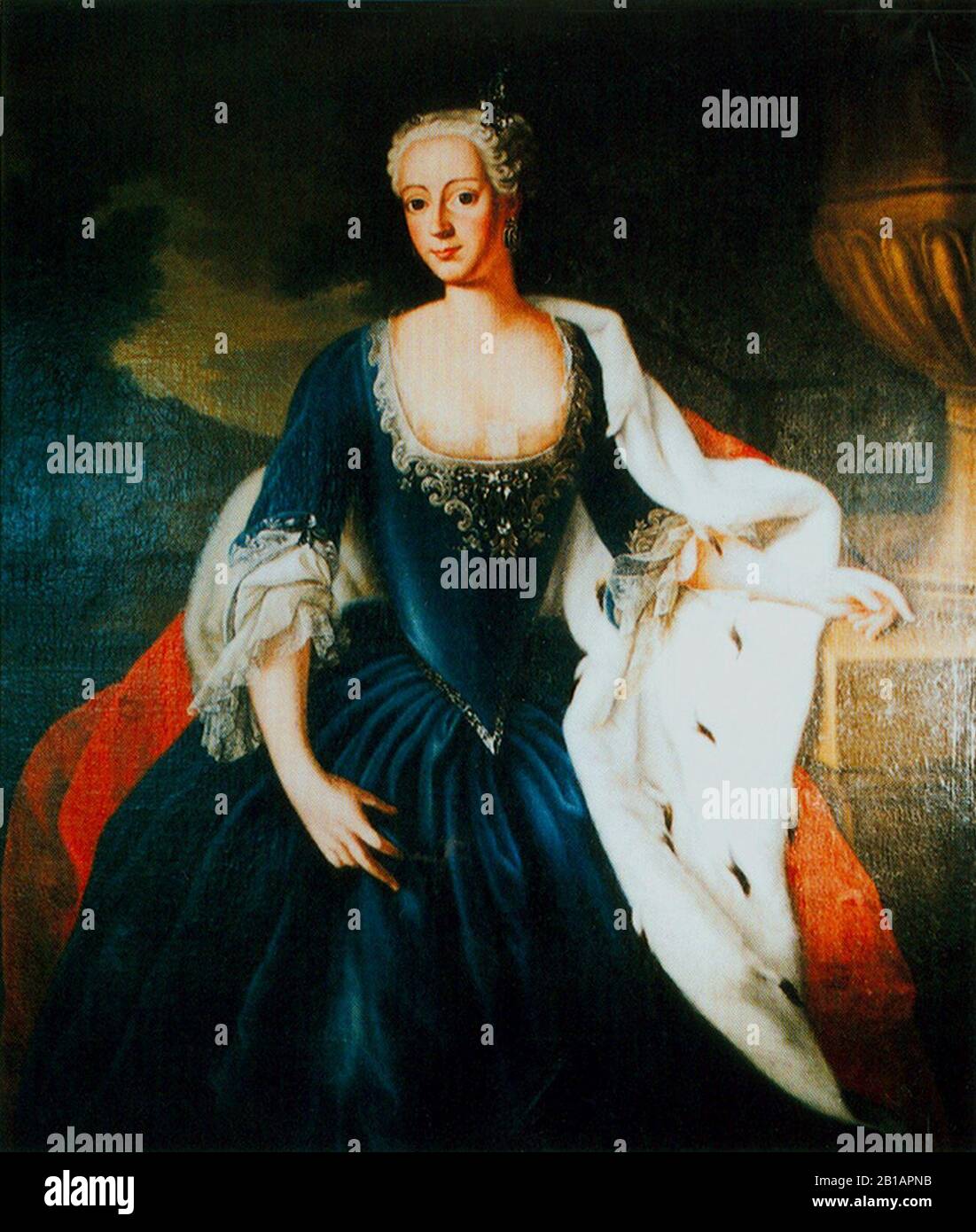 Friederike Louise Von Brandenburg-Ansbach. Foto Stock