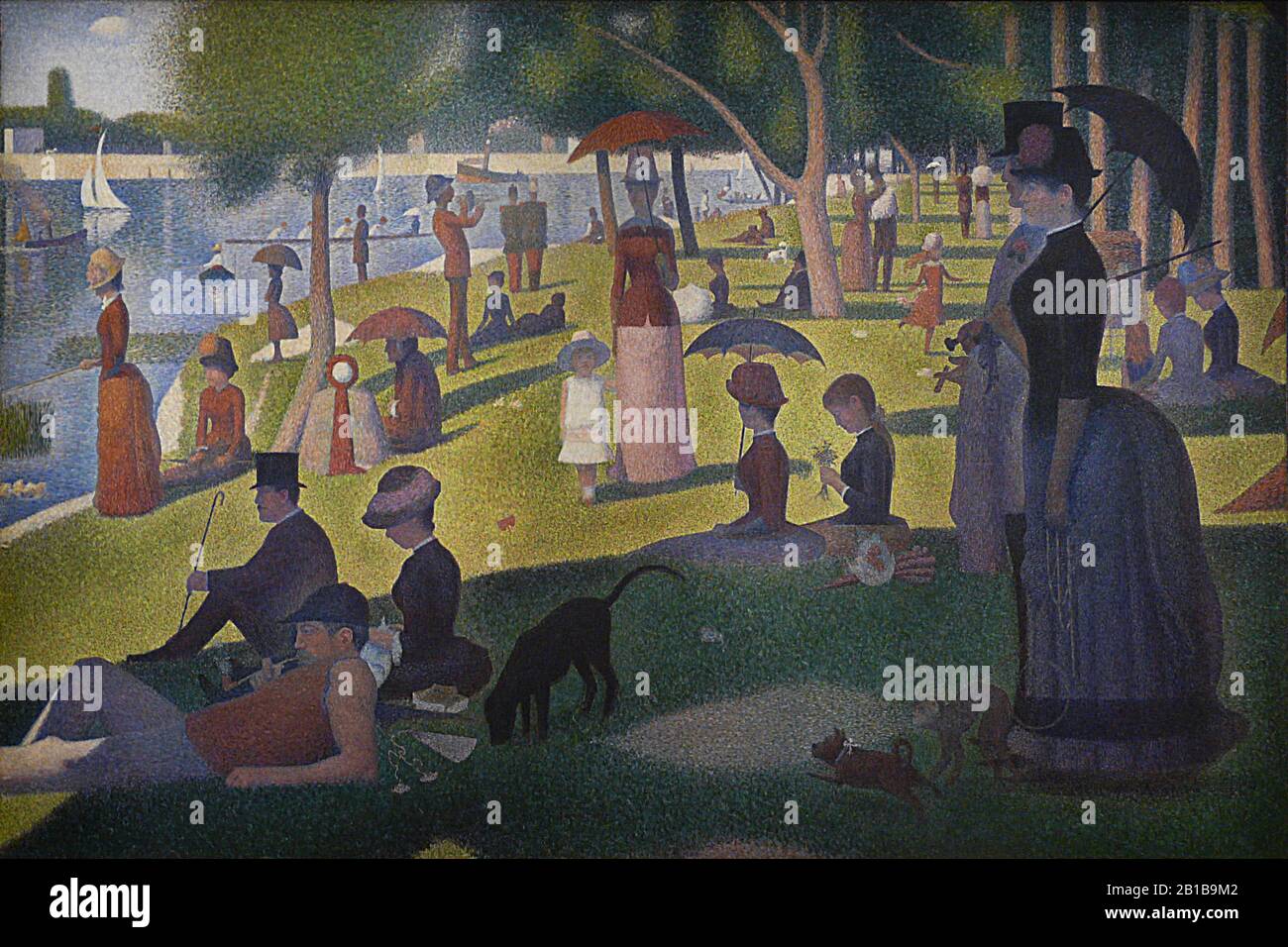 - Pittura 19th Secolo di Georges Seurat - immagine Ad Altissima risoluzione e qualità Foto Stock