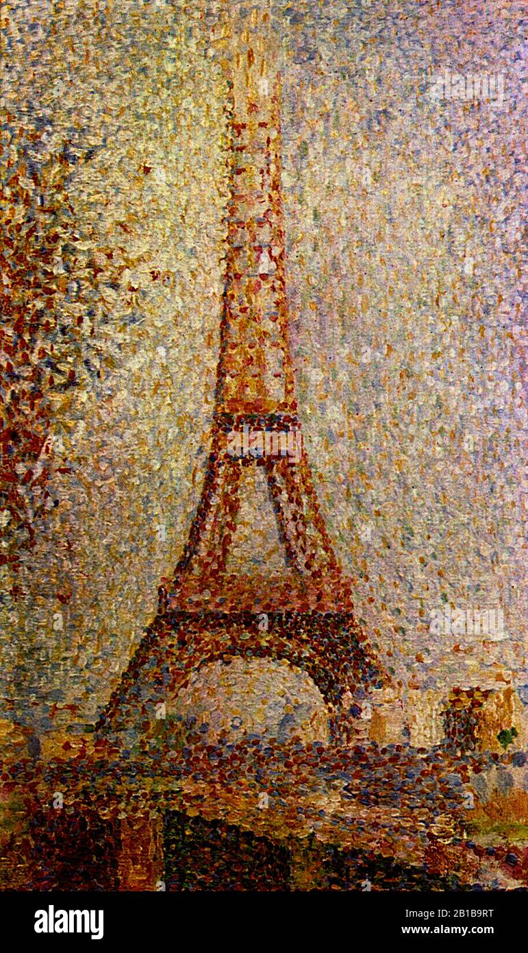 - Pittura 19th Secolo di Georges Seurat - immagine Ad Altissima risoluzione e qualità Foto Stock