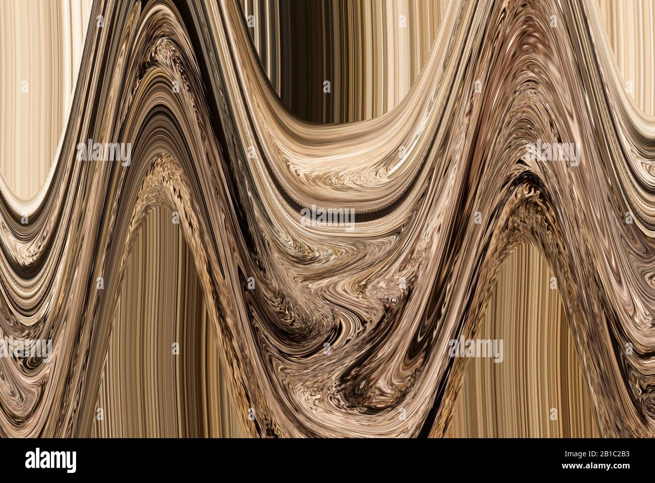 MARBLE PARADOX: Un pezzo di legno si evolve in una serie di presentazioni di belle arti dopo molte manipolazioni digitali ed effetti di distorsione. Foto Stock