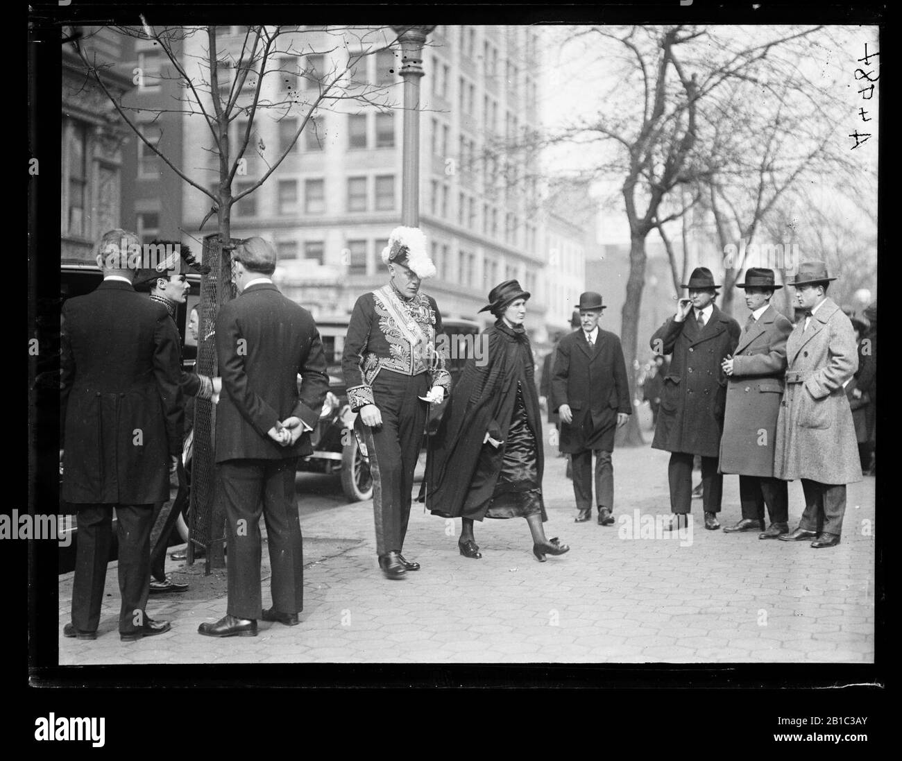 Funerale Di Senor Don J. Antonio Lopez Gutierrez, Ministro Honduran. 11 Novembre 1922 Foto Stock