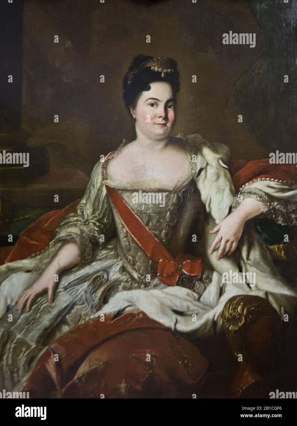 Ivan Argunov: Ritratto di Caterina i Foto Stock