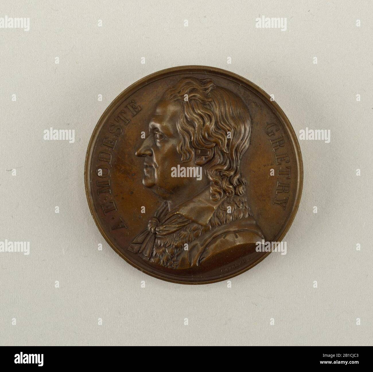 Galerie métallique des grands hommes français (Grande uomo di Francia) Medaglia, 1818 Foto Stock