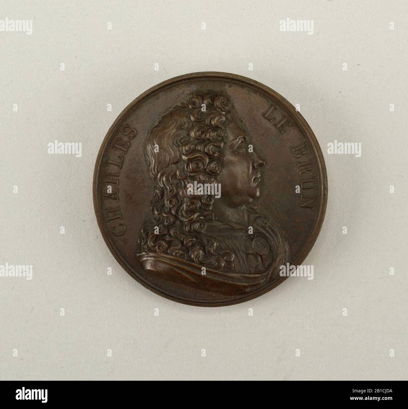 Galerie métallique des grands hommes français (Grande uomo di Francia) Medaglia, 1818 Foto Stock