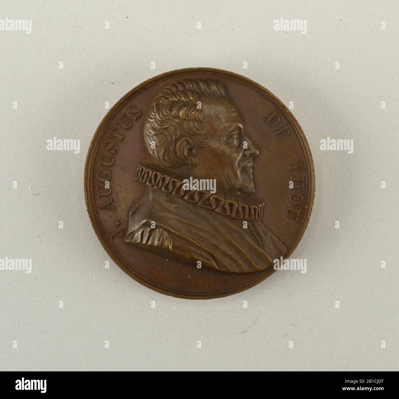 Galerie métallique des grands hommes français (Grande uomo di Francia) Medaglia, 1818 Foto Stock