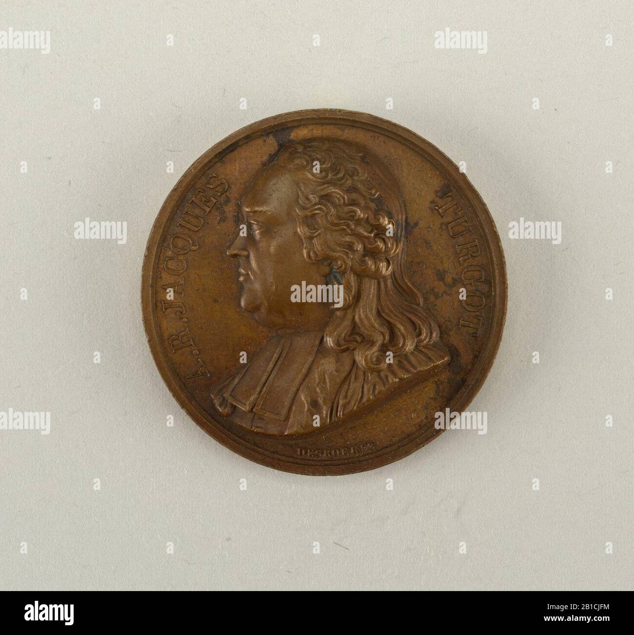 Galerie métallique des grands hommes français (Grande uomo di Francia) Medaglia, 1821 Foto Stock