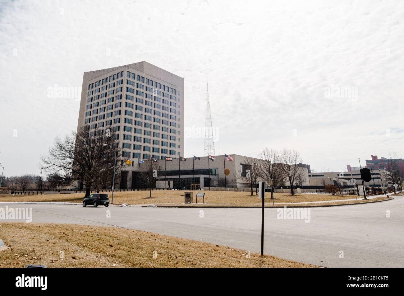 Kansas City, MO - Federal Reserve Bank building Foto Stock