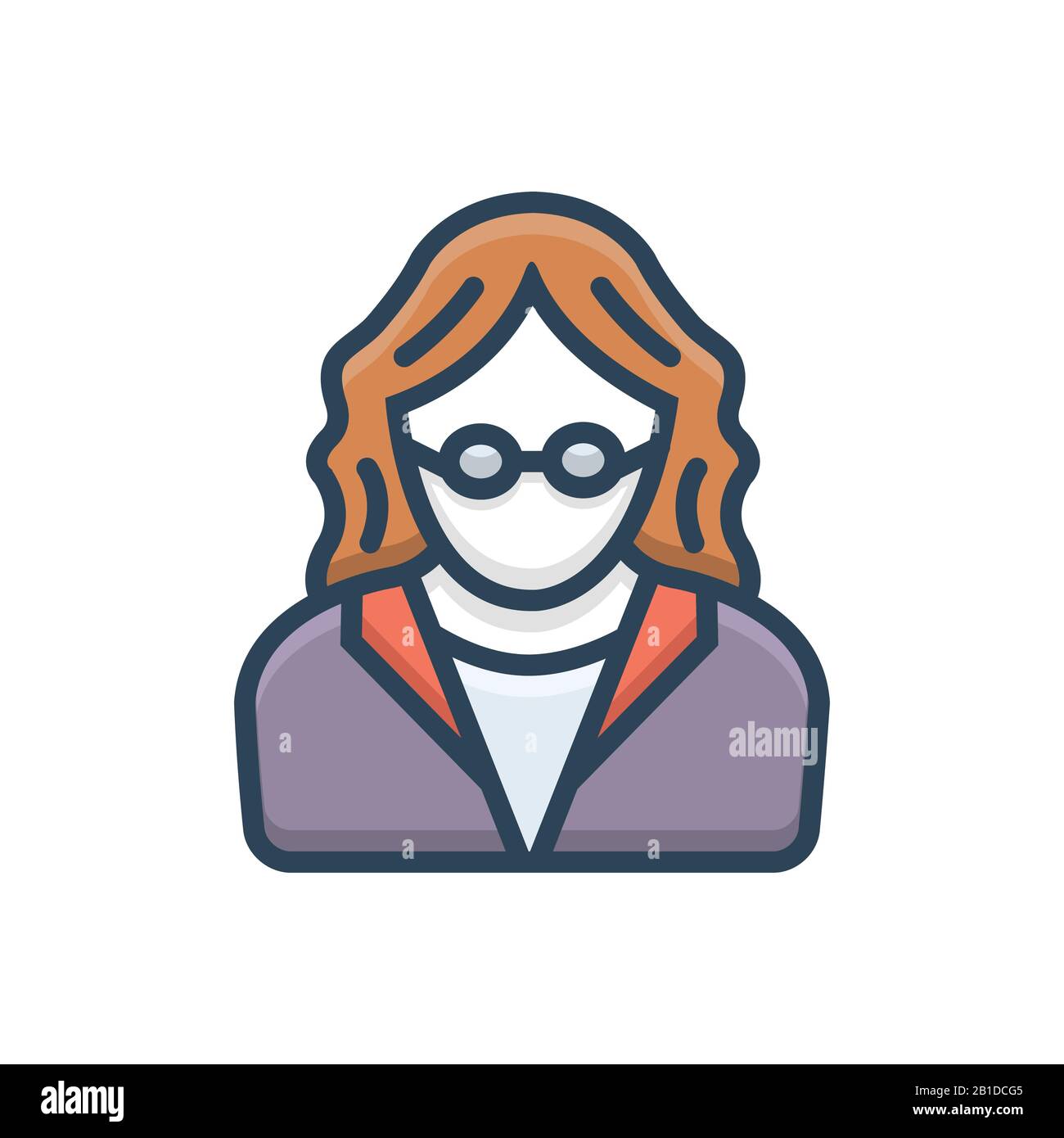 Illustrazione per insegnante Illustrazione Vettoriale