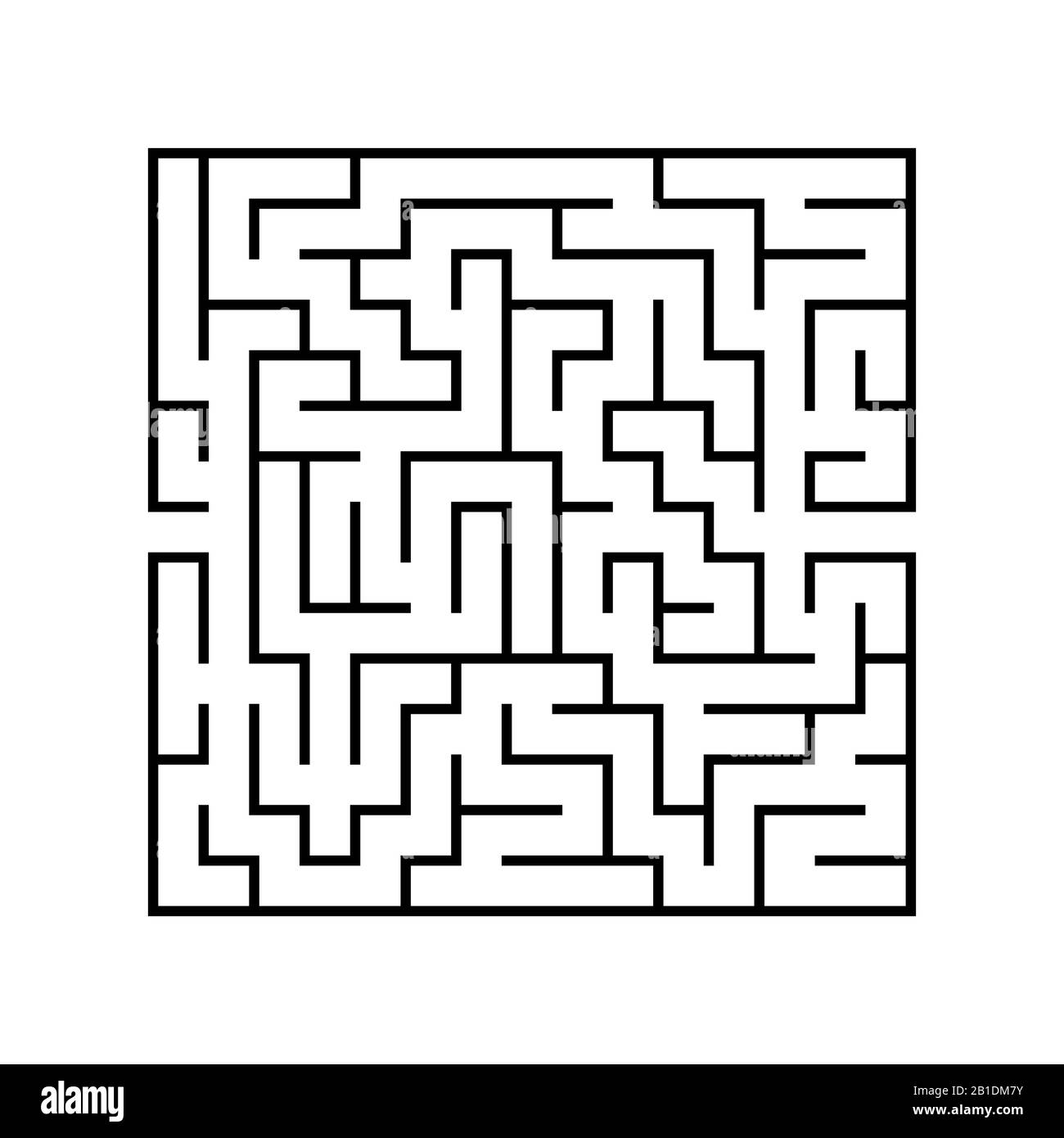 Il labirinto di Abstact. Gioco per bambini. Puzzle per bambini. Labirinto enigma. Illustrazione del vettore. Illustrazione Vettoriale