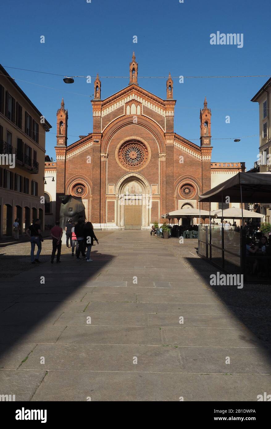 L'Italia, Lombardia, Milano, chiesa di Santa Maria del Carmine Foto Stock