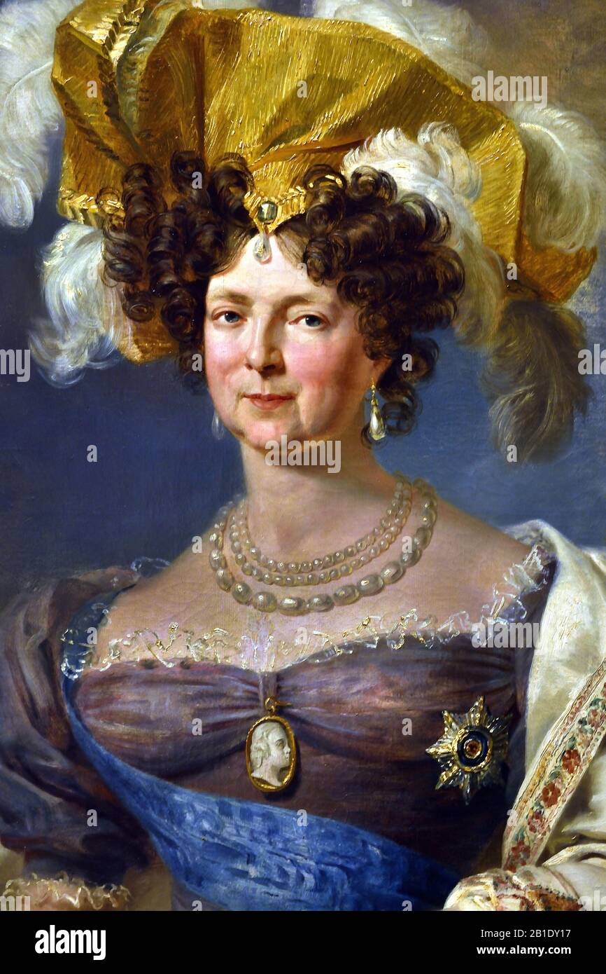 Empress Marie Feodorovna Della Russia. (Moglie dell'imperatore Alessandro III) 1825 di George Dawe (1779-1826) Russia, Russia, Federazione, Foto Stock