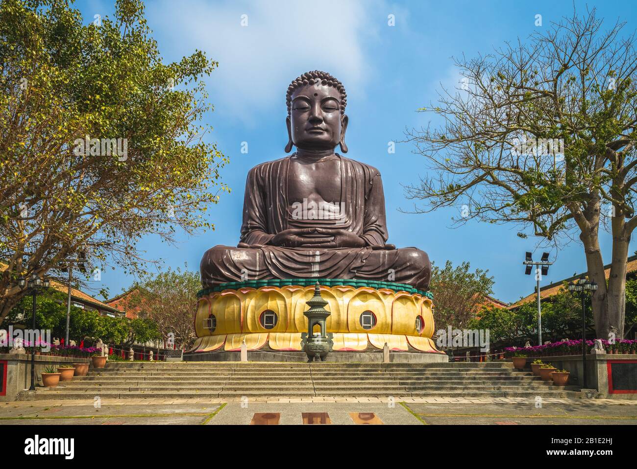 Statua buddista gigante in changhua, taiwan Foto Stock