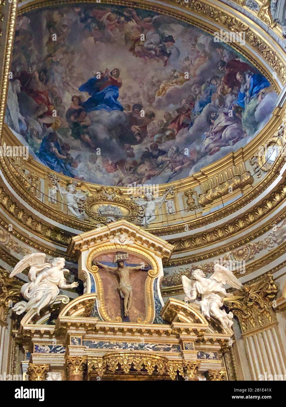 Europa, Italia, Lazio, Roma, Chiesa Di Santa Maria In Vallicella Foto Stock