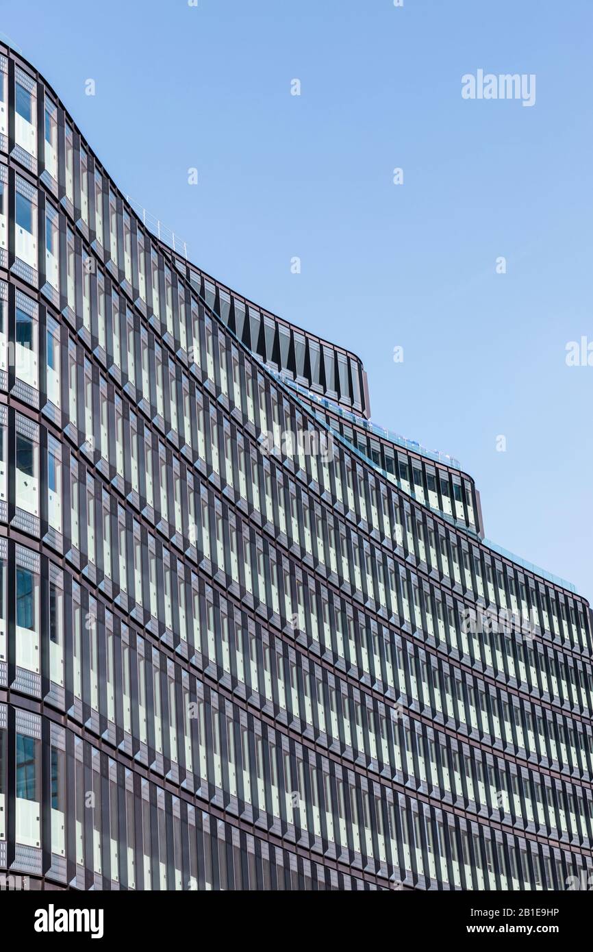 Sviluppo di nuovi uffici a 100 Liverpool Street, City of London EC2, Regno Unito. Foto Stock