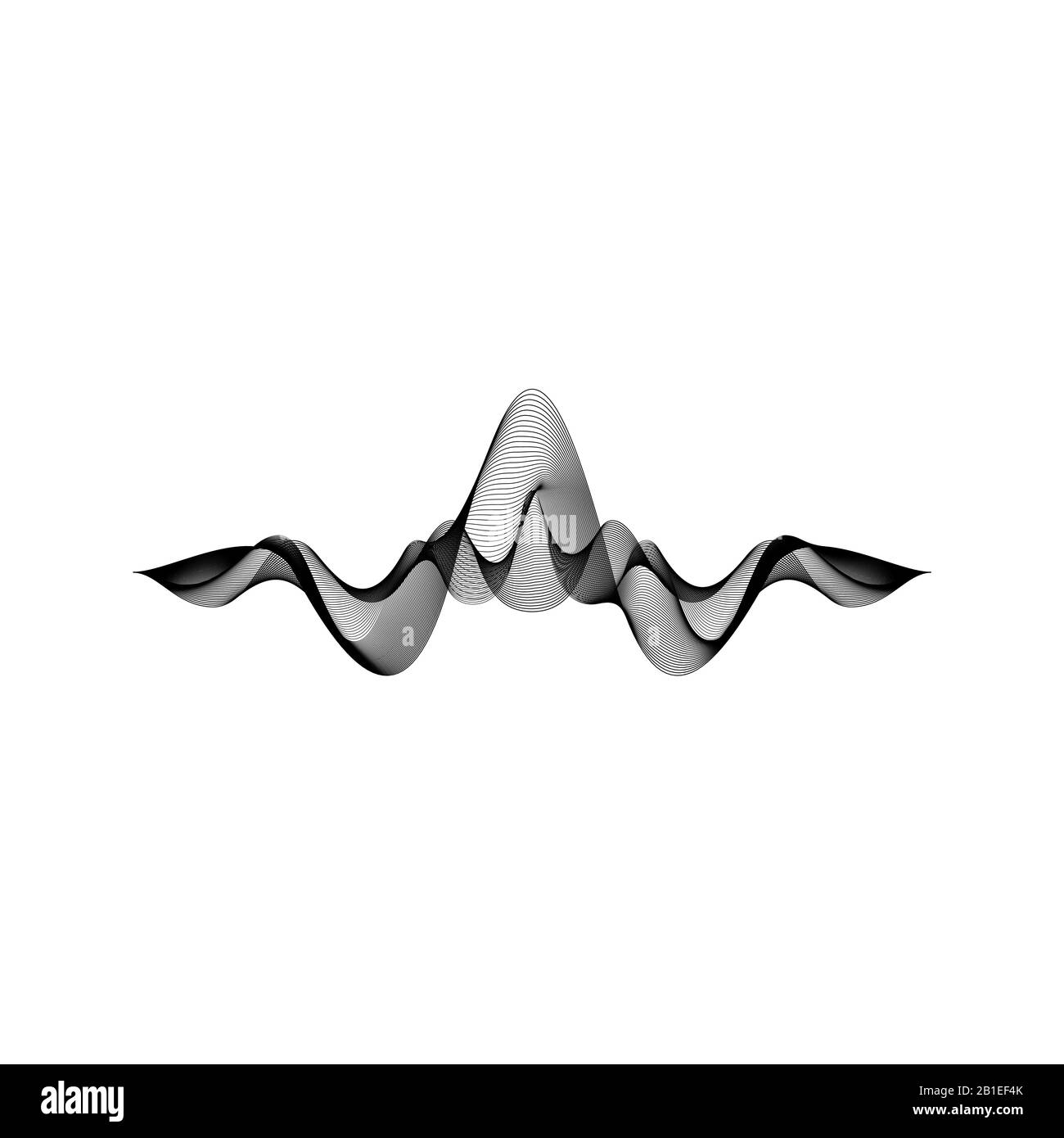 onda del suono Illustrazione Vettoriale