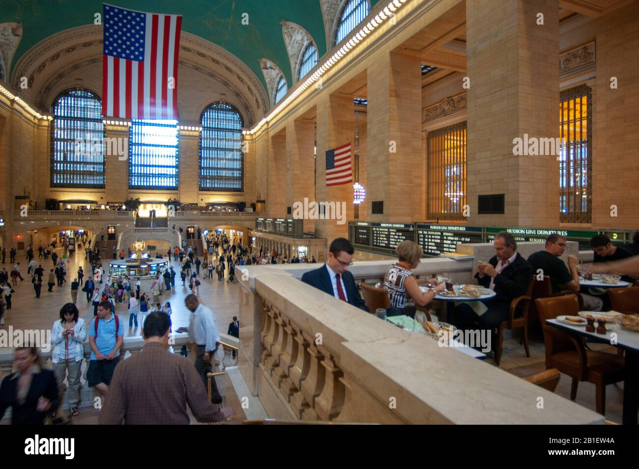 Atrio principale in Grand Central Terminal Manhattan New York City all'interno dell'edificio interno alla Grand Central station New York Grand central station NYC Foto Stock
