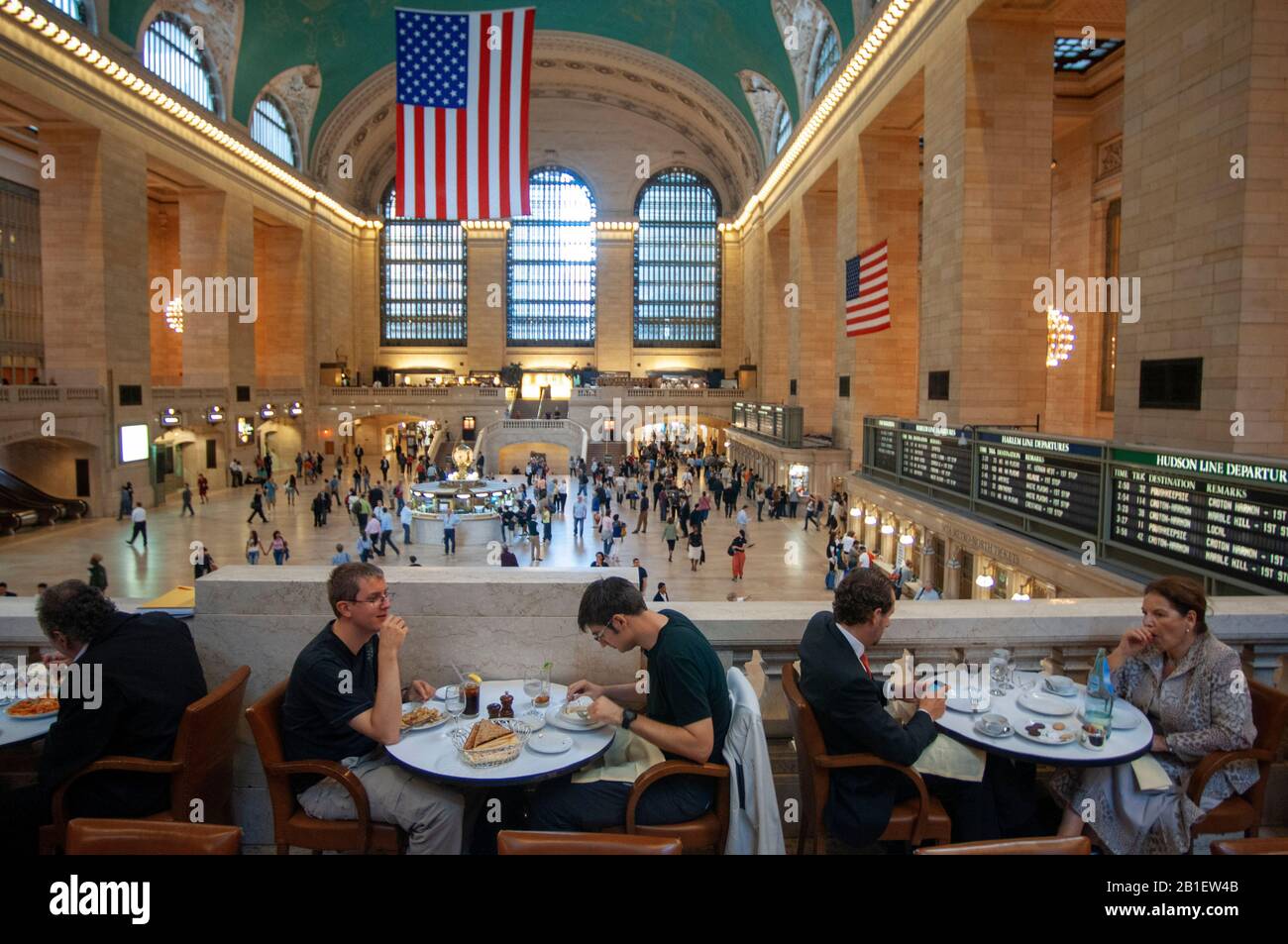 Atrio principale in Grand Central Terminal Manhattan New York City all'interno dell'edificio interno alla Grand Central station New York Grand central station NYC Foto Stock