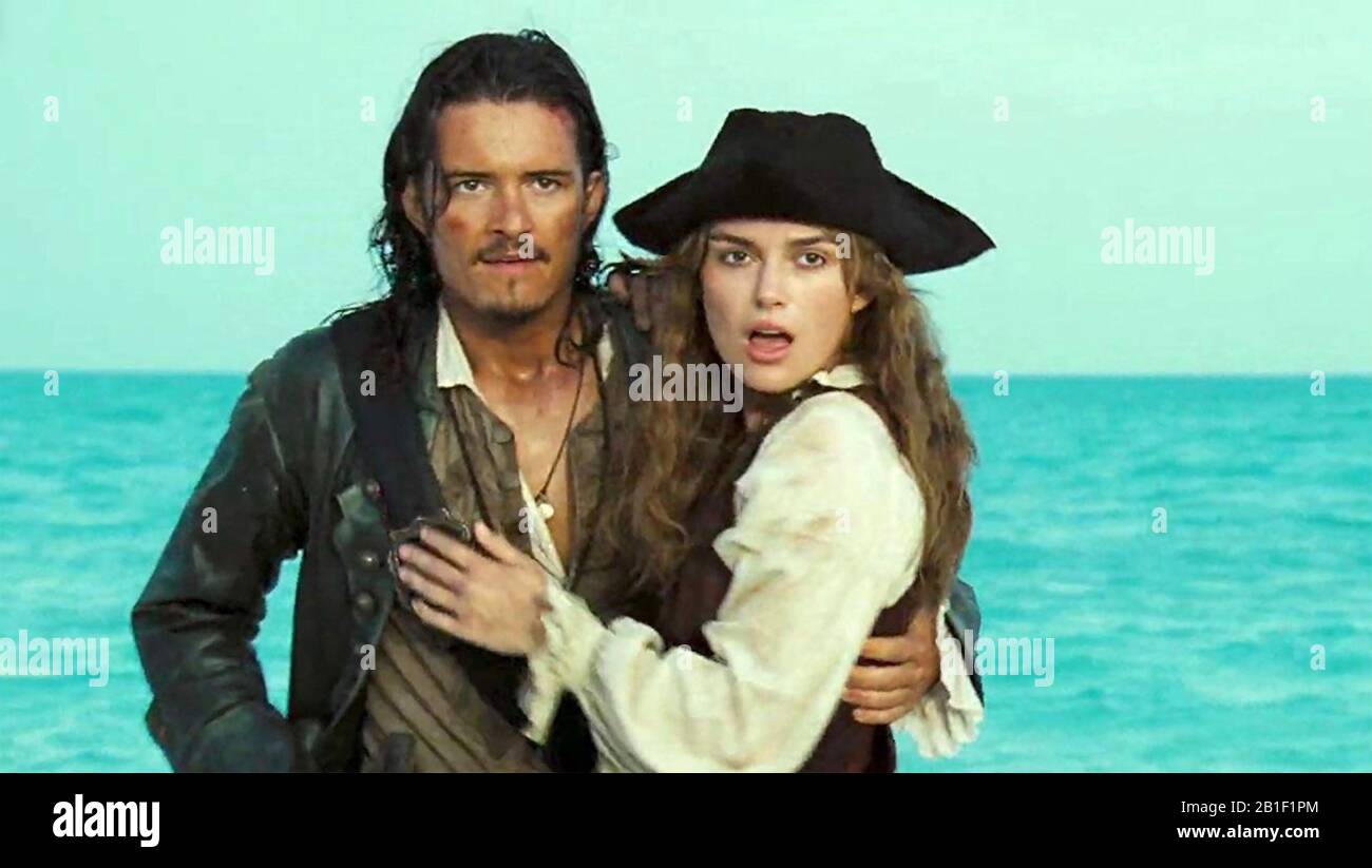 Pirati DEI CARAIBI: Morto PETTO DELL'UOMO 2006 Buena Vista Pictures film con Keira Knightley e Orlando Bloom. Foto Stock