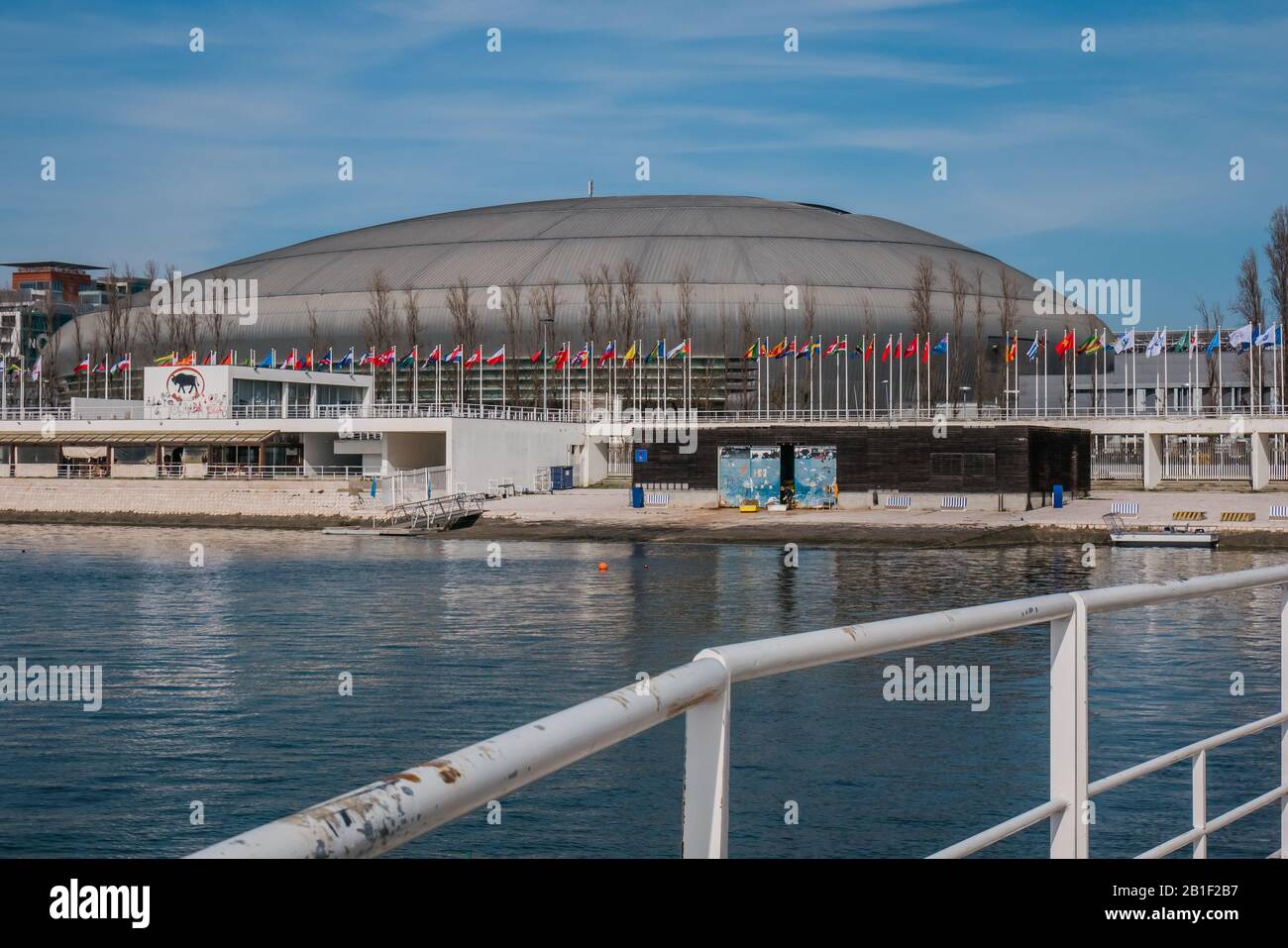 L'Altice Arena Concert Venue è usato per concerti e festival e ha una capacità di 20.000 persone. E' il più grande luogo per concerti in Portogallo Foto Stock