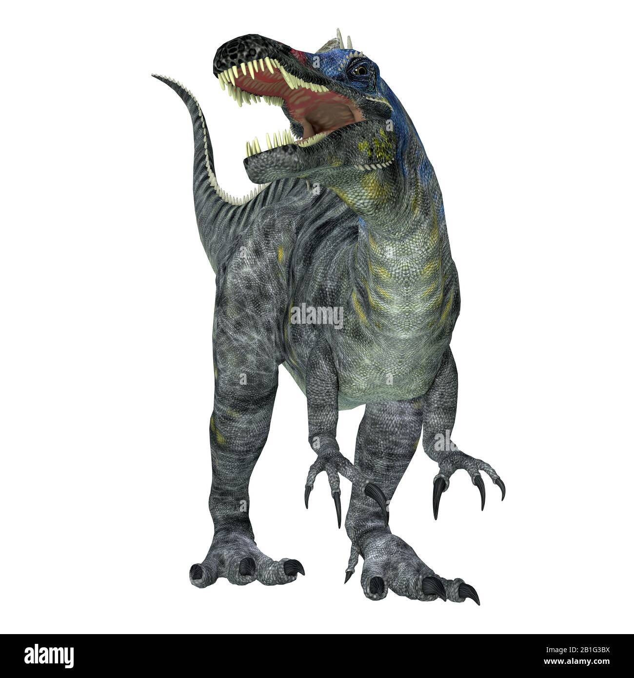 Suchomimus era un dinosauro teropod carnivoro che viveva in Niger, Africa durante Il periodo cretaceo. Foto Stock