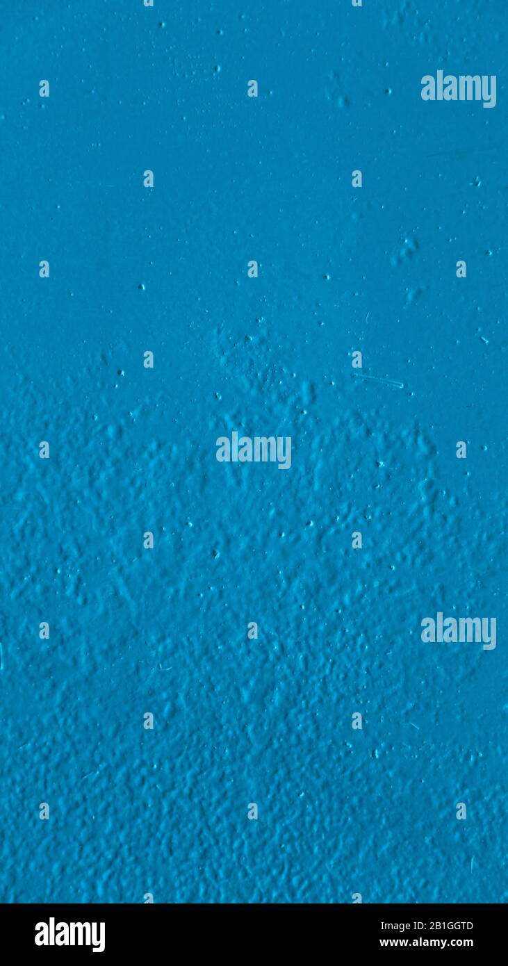 verticale astratto sfondo blu texture vecchio muro di cemento. Foto Stock