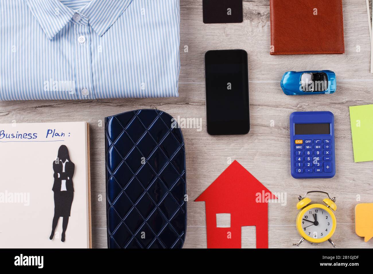 Cura quotidiana della donna moderna. Foto Stock