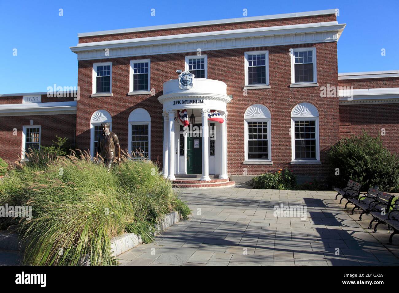 John F Kennedy Hyannis Museum, Main Street, Hyannis, Cape Cod, Massachusetts, New England, Usa Foto Stock