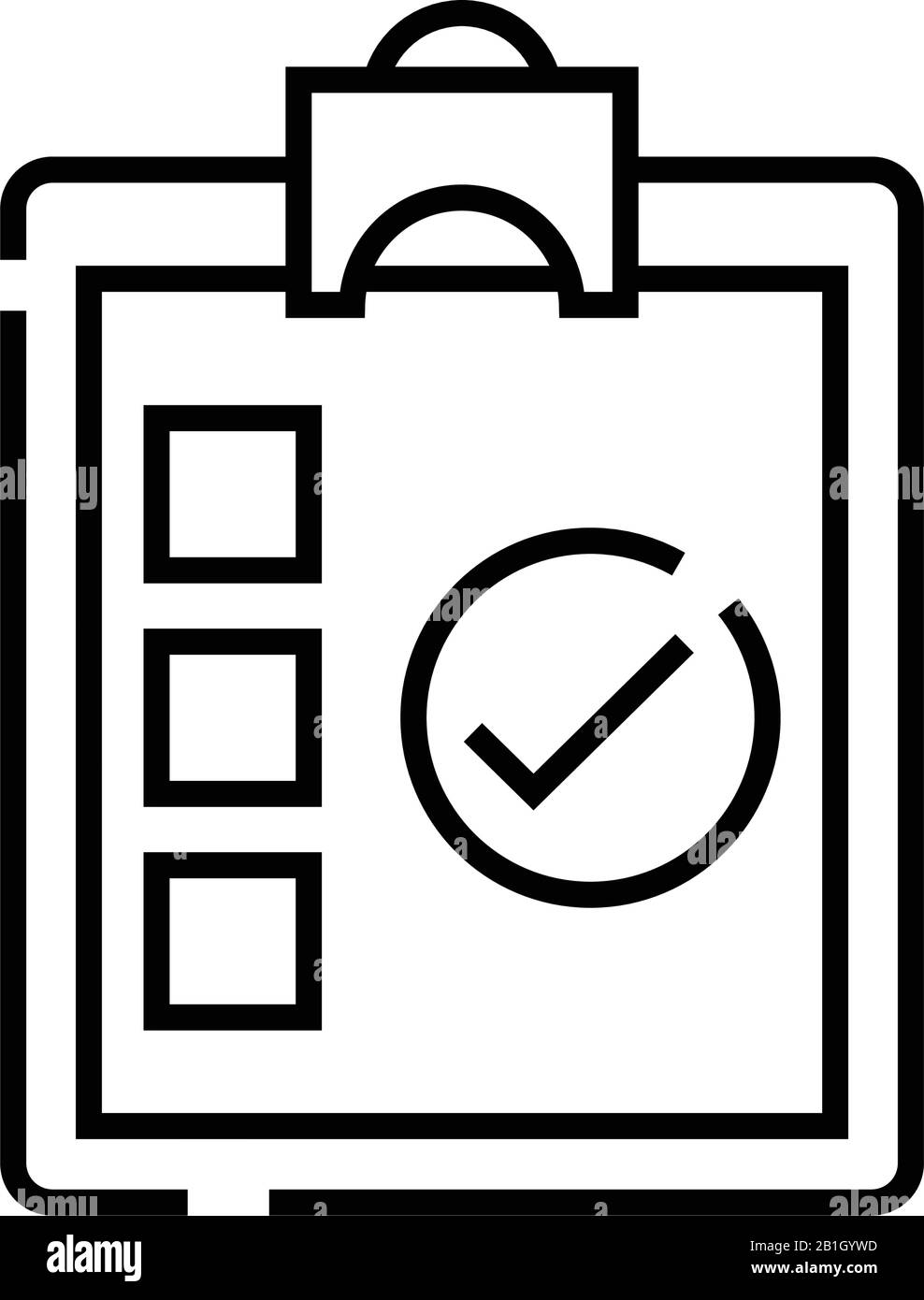 Icona della linea di forma, simbolo concettuale, illustrazione del vettore di contorno, simbolo lineare. Illustrazione Vettoriale