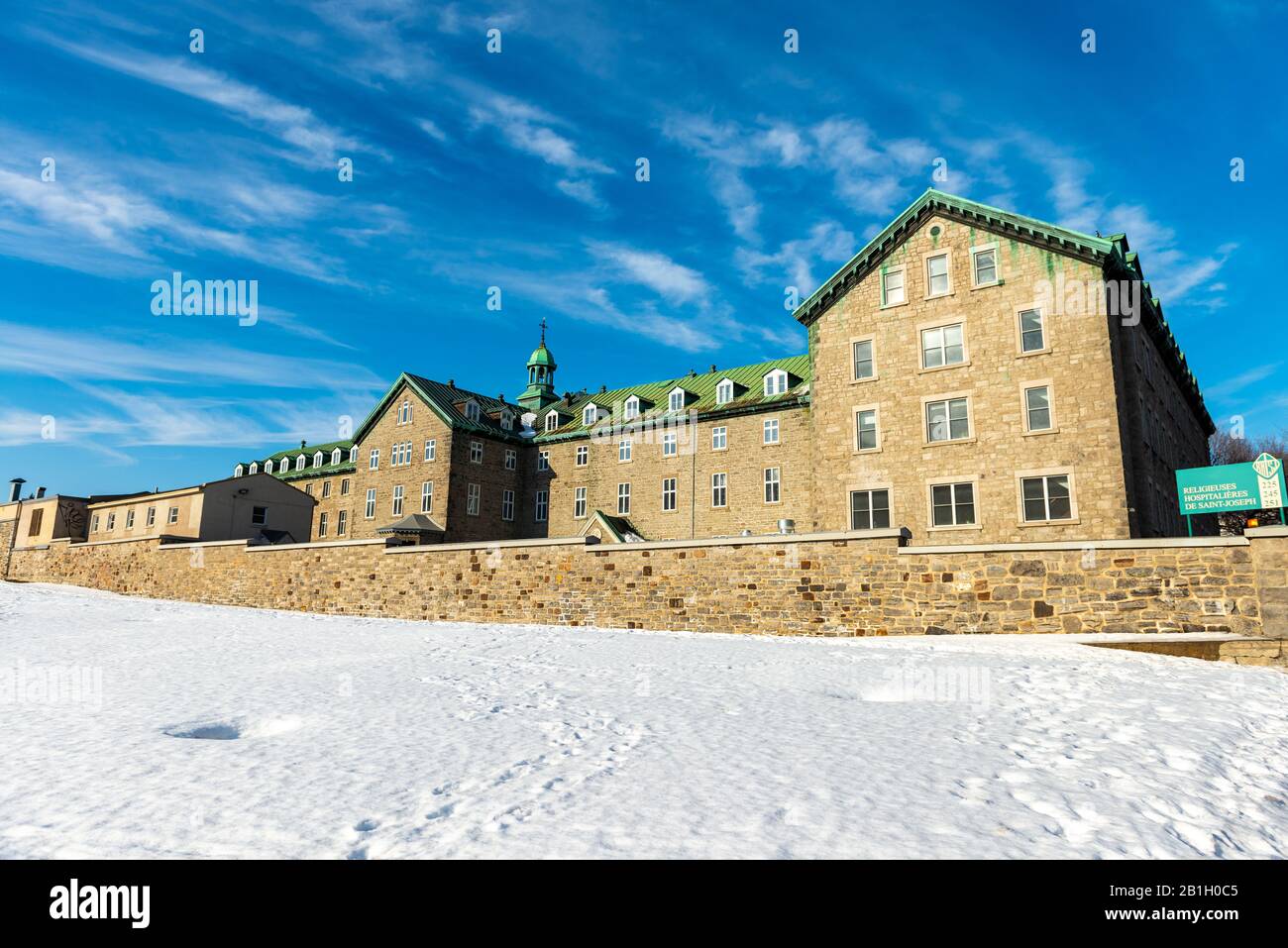 Montreal Quebec Canada 24 febbraio 2020: Religeuses Hospitalieres, Musée des hospitalières de l'Hotel Dieu de Montréal Foto Stock