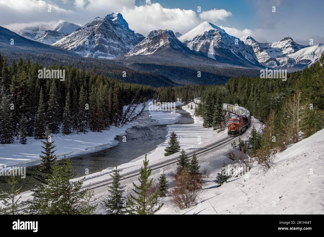 Banff and Jasper National Parak in Alberta, Canada Foto Stock